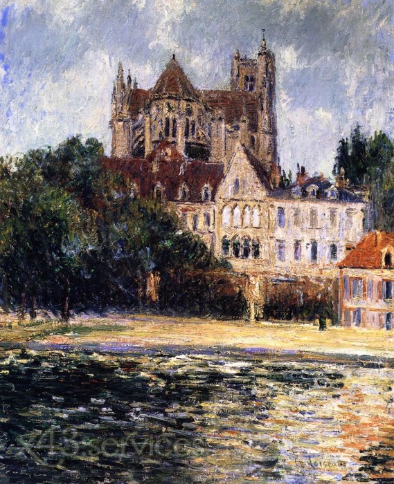 Gustave Loiseau - Auxerre Kathedrale - Auxerre Cathedral
